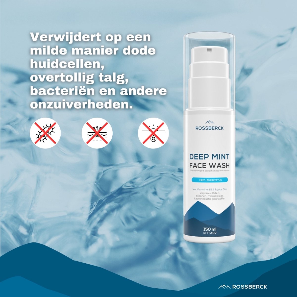 Rossberck Face Wash - 2-in-1 gezichts- en baardshampoo thumbnail 7