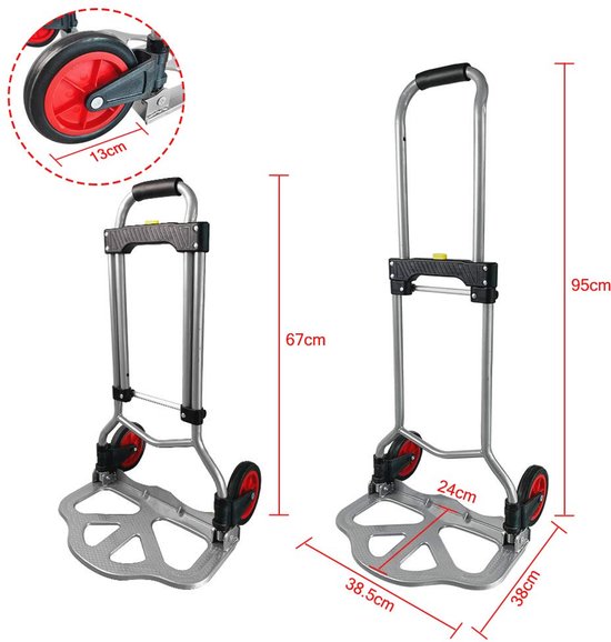 Opvouwbare Handkar 75 Kg Laadvermogen Opvouwbare Transportwagen 75 Kg Laadvermogen Strandkar P 010819804805 Opvouwbare Handkar 75 Kg Laadvermogen Opvouwbare Transportwagen 75 Kg Laadvermogen Strandkar P 010819804805
