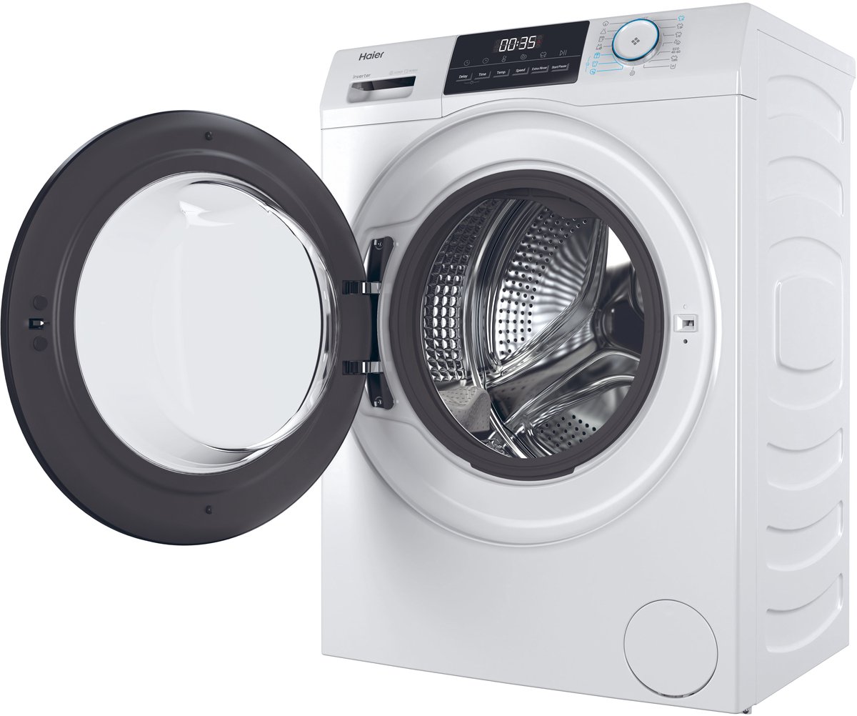 Haier HW100-BP14929A-S - Wasmachine - 10kg - A - Extra stil (72 dB) - Grote capaciteit - Stoombehandeling - Antibacteriële Behandeling (ABT) - 15 programma’s - 10 jaar garantie op onderdelen — afbeelding 4