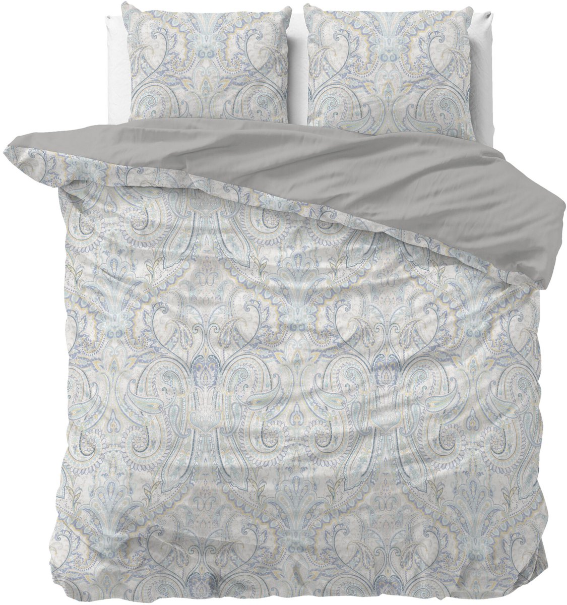 Sleeptime dekbedovertrek Cherine Grijs 200 x 200/220 cm