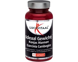 Lucovitaal Ideaal Gewicht Konjacwortel Garcinia Cambogia - 3 x 60 capsules - Voordeelverpakking