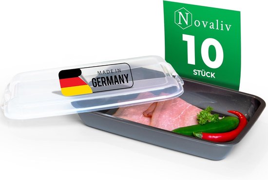 Novaliv Schüttdosen 3er SPARSET Vorratsdosen zum Streuen 4l 2,4l 2