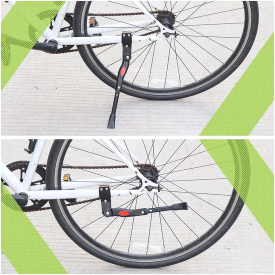 Béquille centrale en alliage de vélo de vélo support de pied latéral réglable