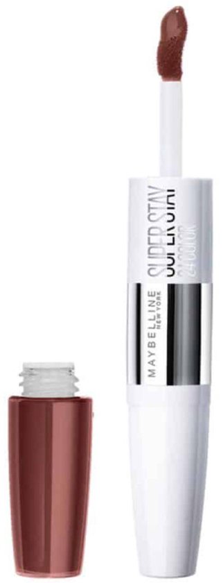 Maybelline SuperStay 24 Color lipstick, met kleur en lipbalm.