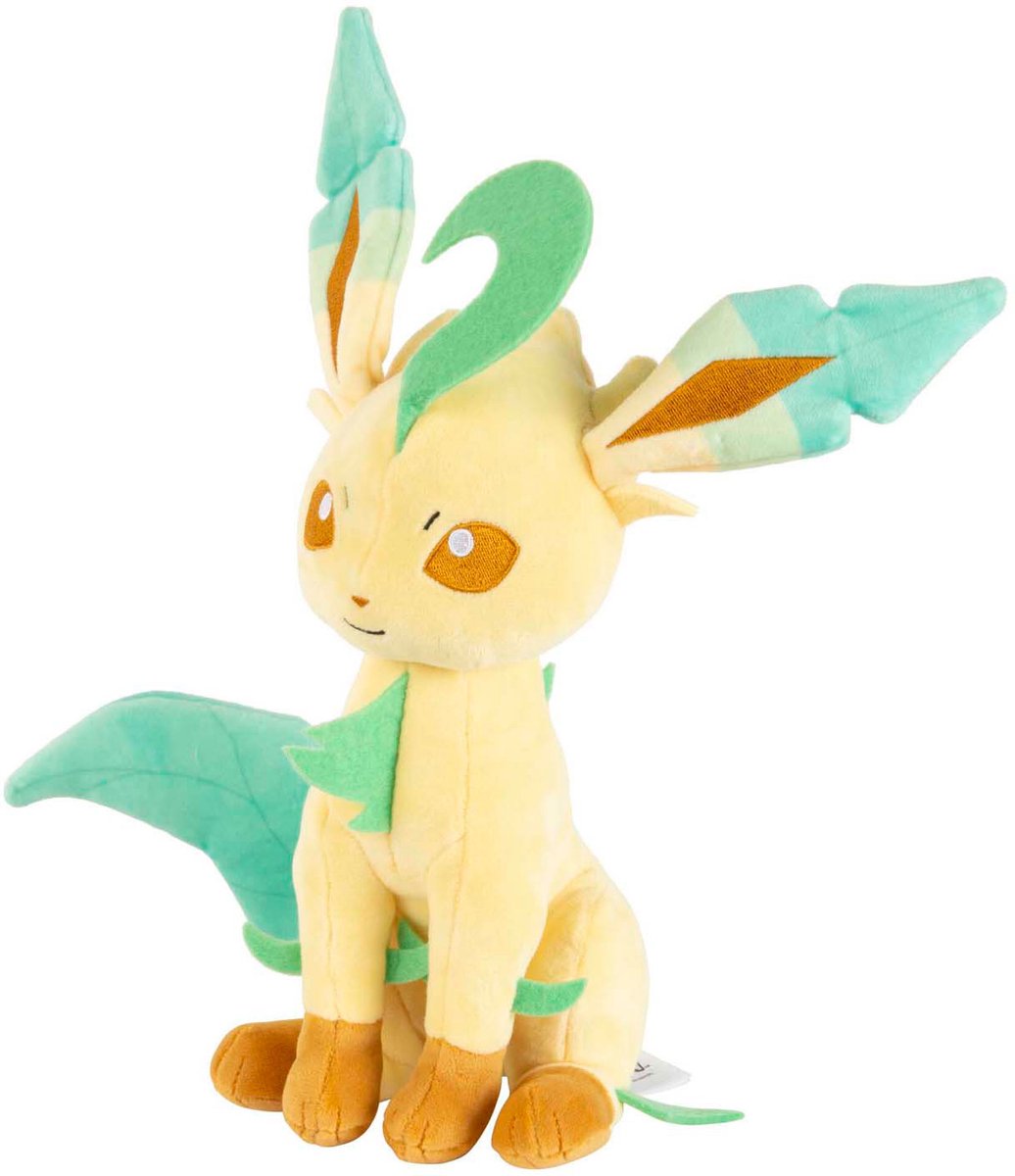 Pokemon Plush Knuffel 20cm - Leafeon — afbeelding 4