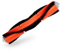 Een oranje en zwarte rolborstel voor de stofzuiger.