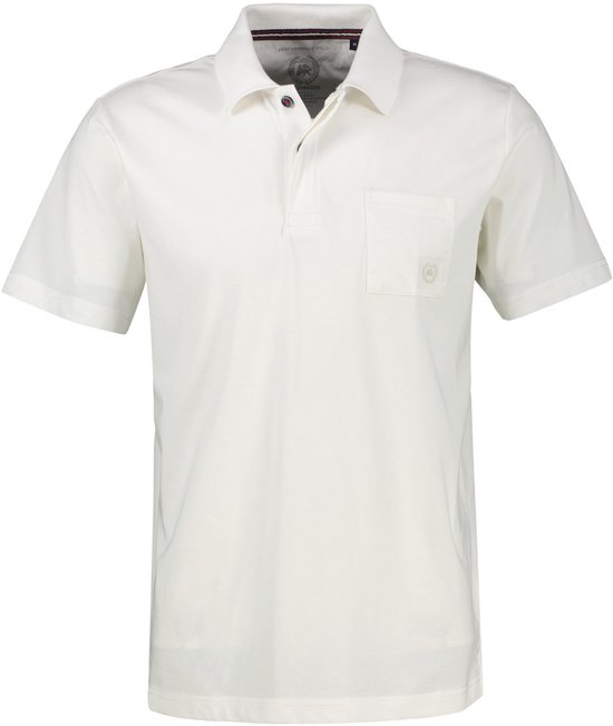 Polo Lerros avec fonction Cool & Dry 2553249 103 White cassé pour homme, taille 3XL