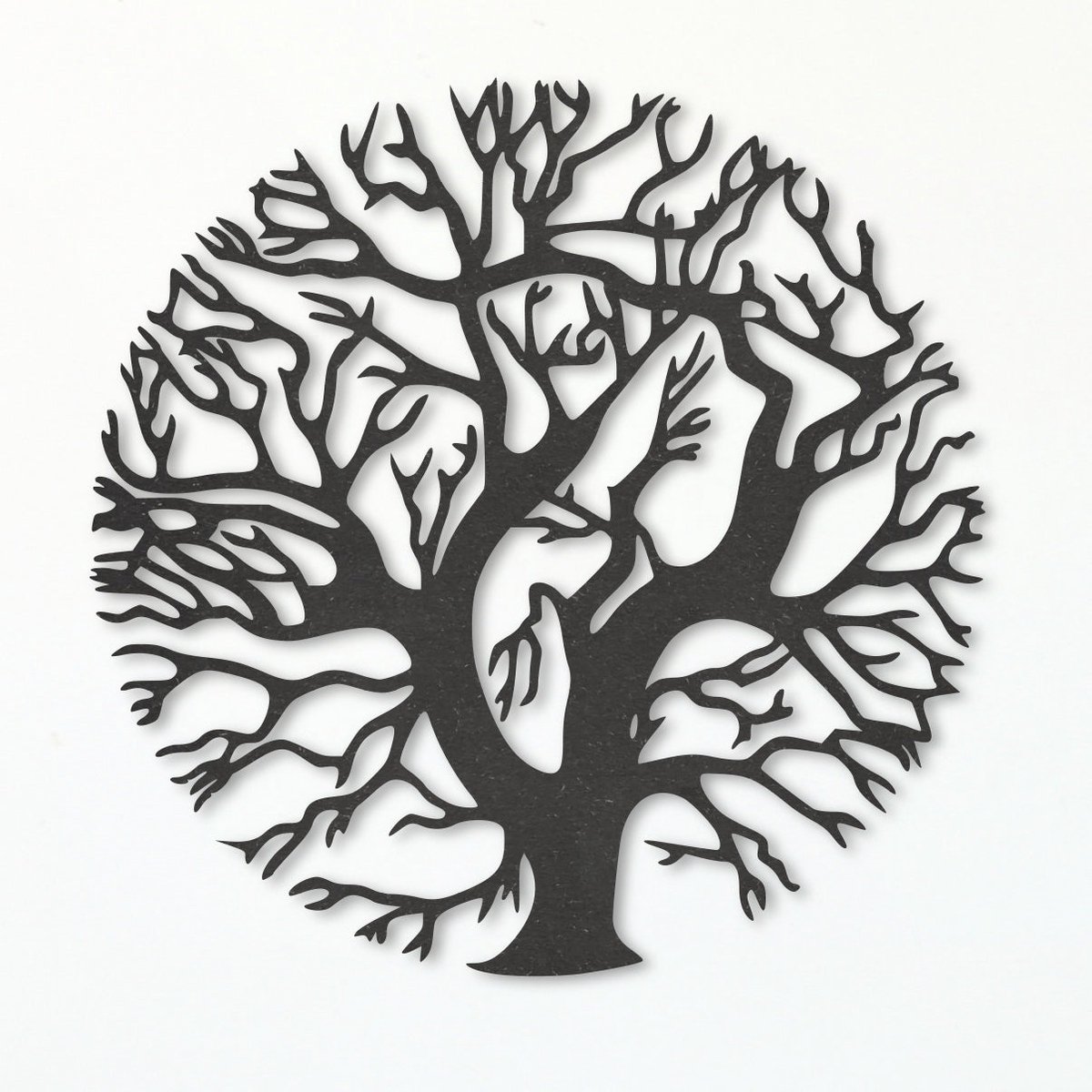 Wanddecoratie | Levensboom rond - XL (70x70cm)
