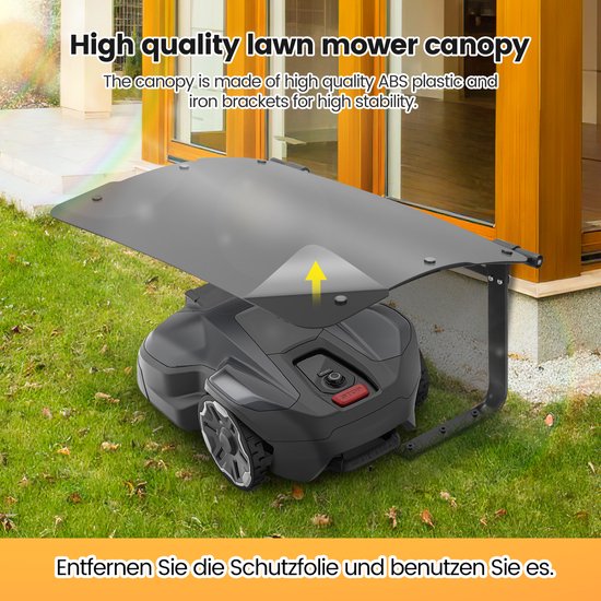 Garage voor robotmaaier Grasmaaier Garage Inklapbare Professionele Carport Robotmaaier Huis Dakbedekking Robotmaaier van Merkloos	 — afbeelding 4