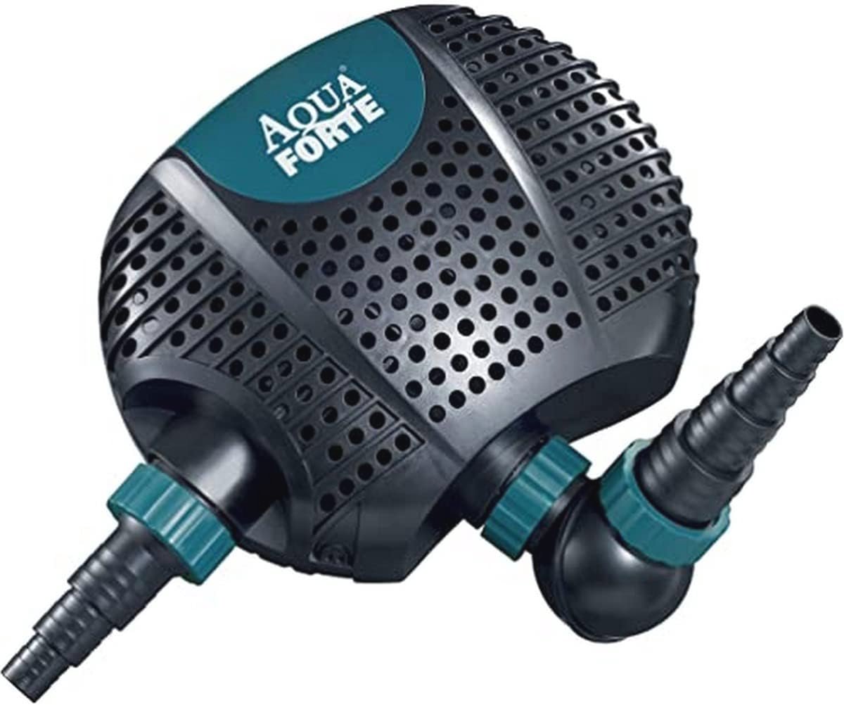 Laagspanningsfilterpomp 12 Volt 50 Watt voor Zwemvijvers - Max. debiet 6,5 m3/u en opvoerhoogte 4m