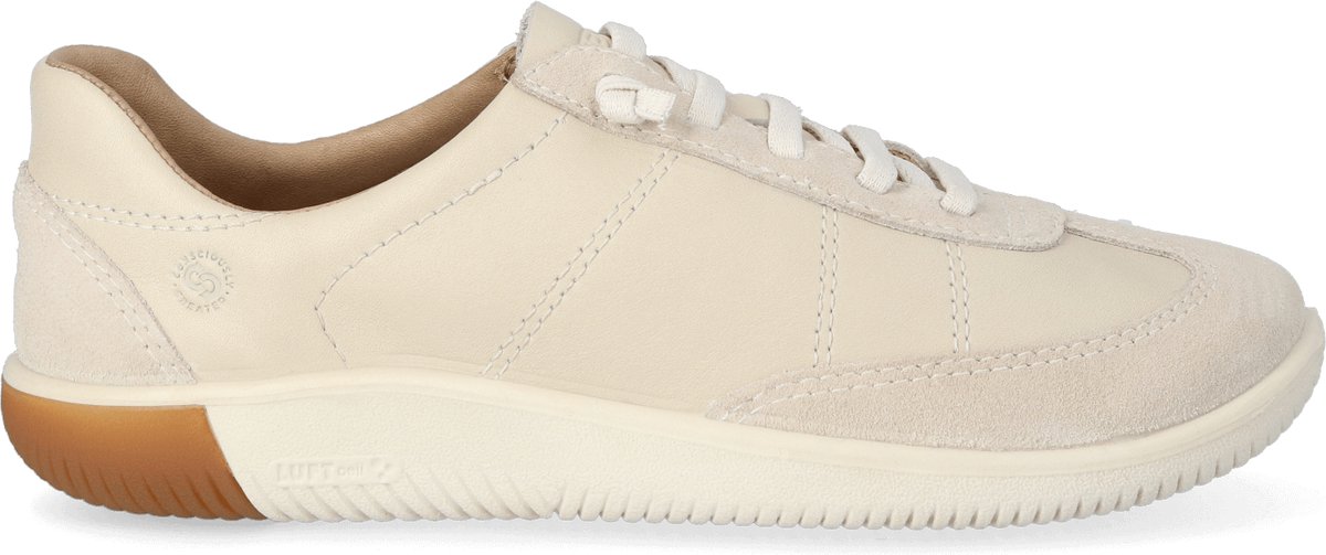 Keen KNX T-Toe Dames Sneakers Leer Birch/Birch Beige