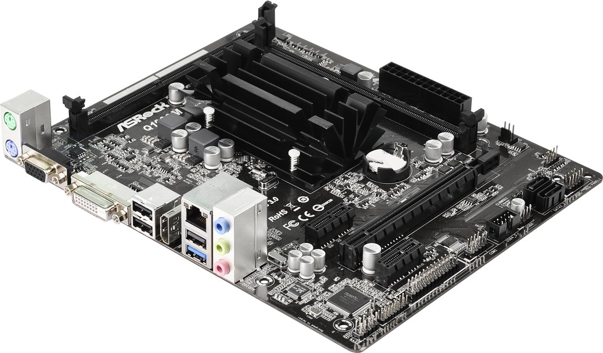 Asrock Q1900M moederbord - afbeelding 2