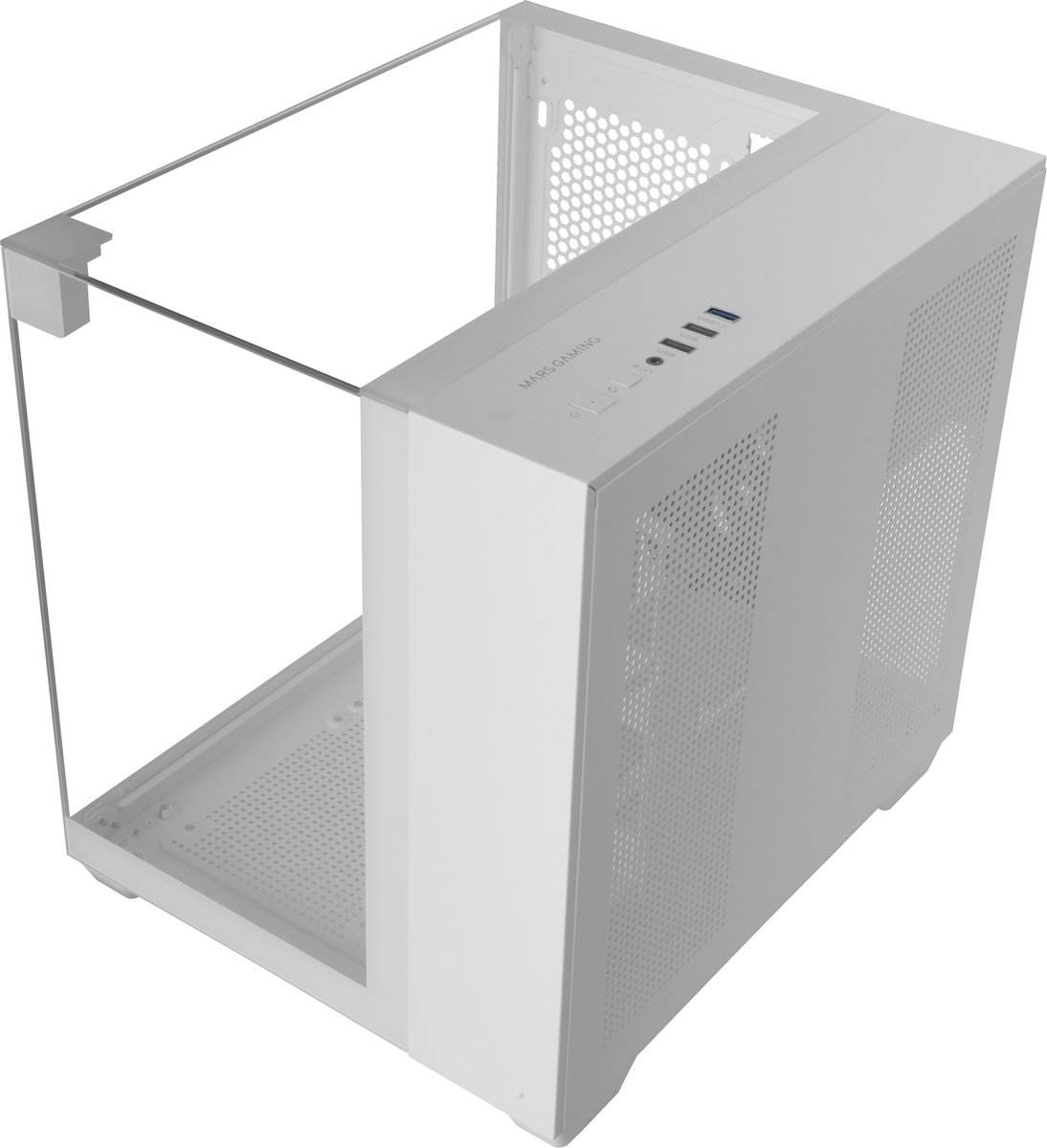 Mars Gaming MC-VISIONMW Mini Tower Wit
