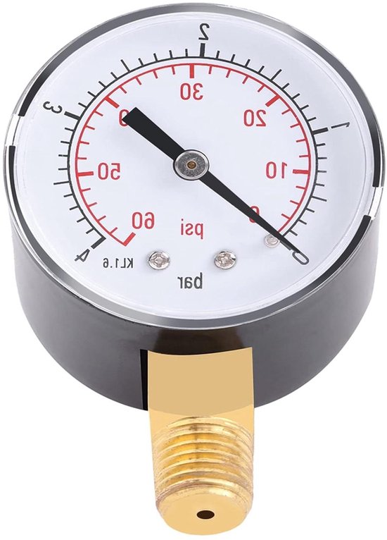Mini lage druk manometer 1/4
