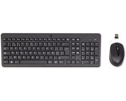 HP 330 - Draadloos Toetsenbord en Muis - Combo - Azerty - Zwart