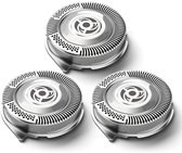 3 Scheerkoppen geschikt voor Philips 5000 serie SH50/50 S5000 S5212 S5230 S5560 5570 5620 – Scheerkoppen set – Scheer opzetkoppen – 3 stuks
