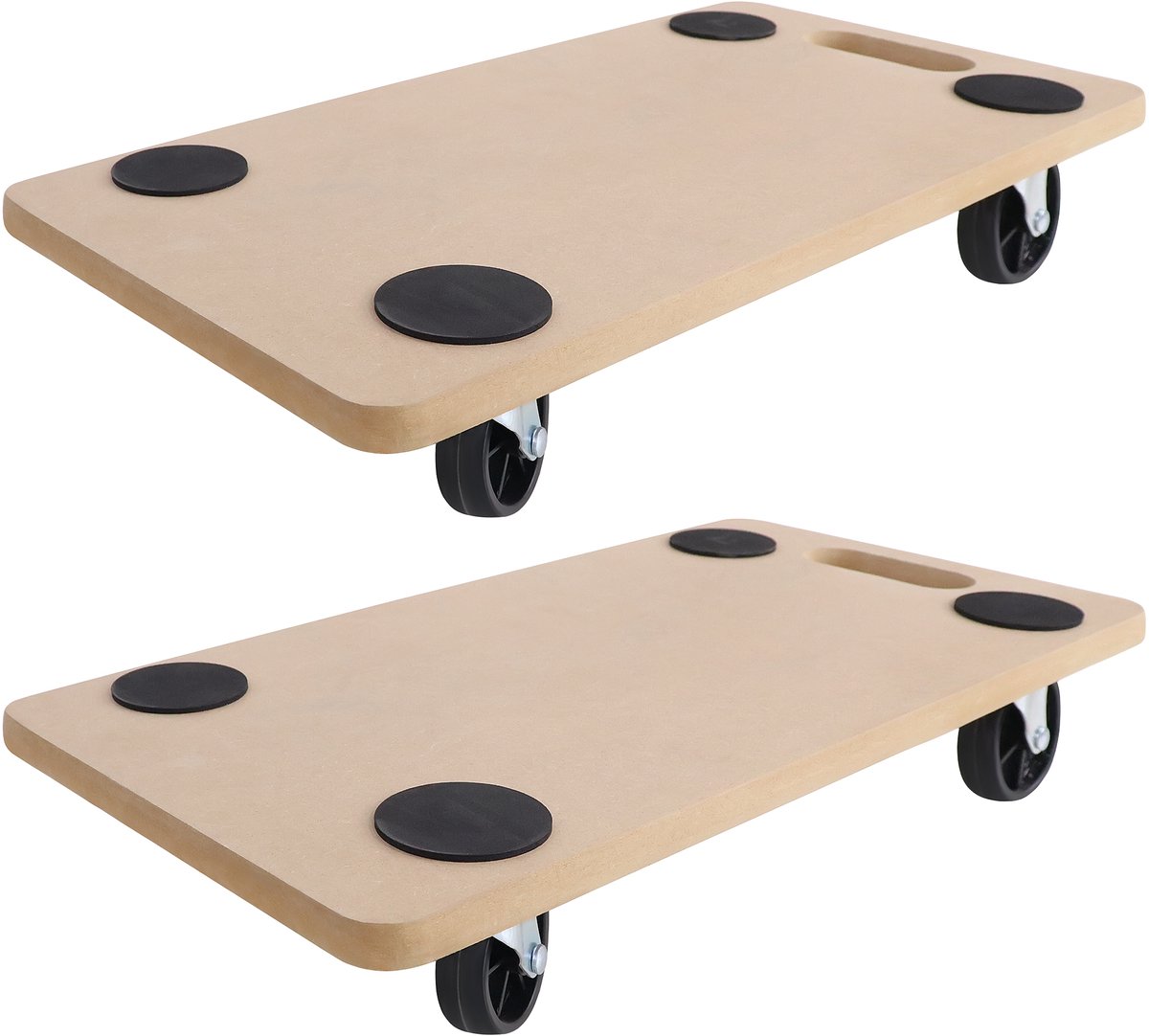Aufun 2-Delige Transportrol, Rollen Antislip, Transportrol Voor Verhuizing, Inclusief Meubelrol Transporthulp, Voor Buiten En Binnen Gebruik, 58 X 29 Cm