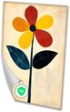 Bloem, Minimalisme, Geel, rood, blauw, zwart, beige