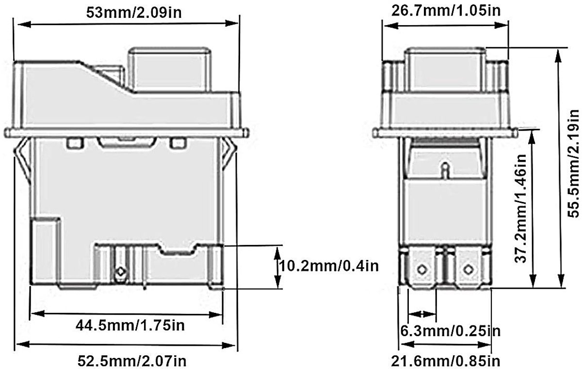 Kedu Industriële Drukknopschakelaar Voor Tafelzaag – IP55, 220V-240V, 18A (16A) – Model KJD17B-16
