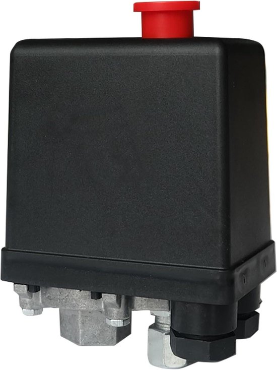 Pressostat Universel Pour Compresseur D'Air 95-125 PSI 220V 10A - 4 Ports, Réglage Précis Et Robuste