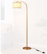 Booglampen Staand Vloerlamp - Vloerlampen Woonkamer - Goud