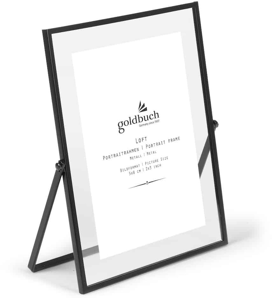 Goldbuch Fotolijst Loft – 5x8 cm – Zwart