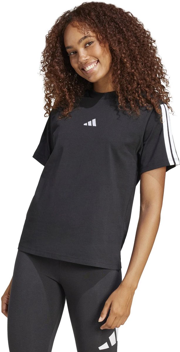 ADIDAS 3s Single Jersey T B Sport t-shirt korte mouw dames Zwart