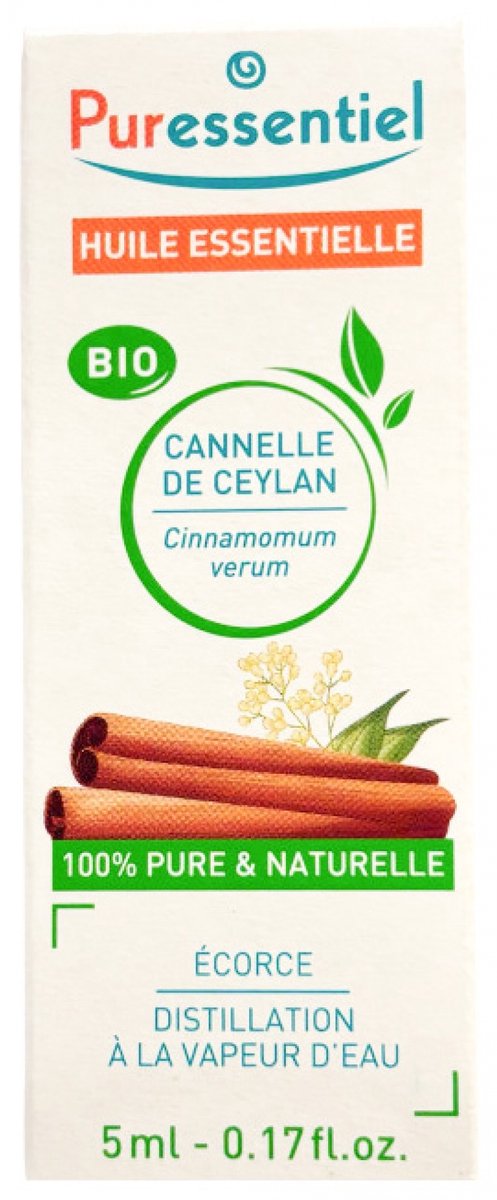 Goedkoopste Puressentiel Ceylon Kaneel Etherische Olie Organisch 5 ml