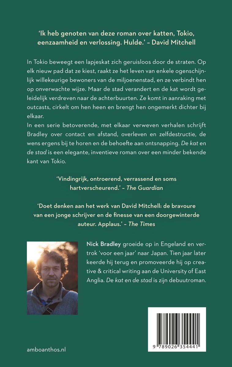 De kat en de stad - back cover