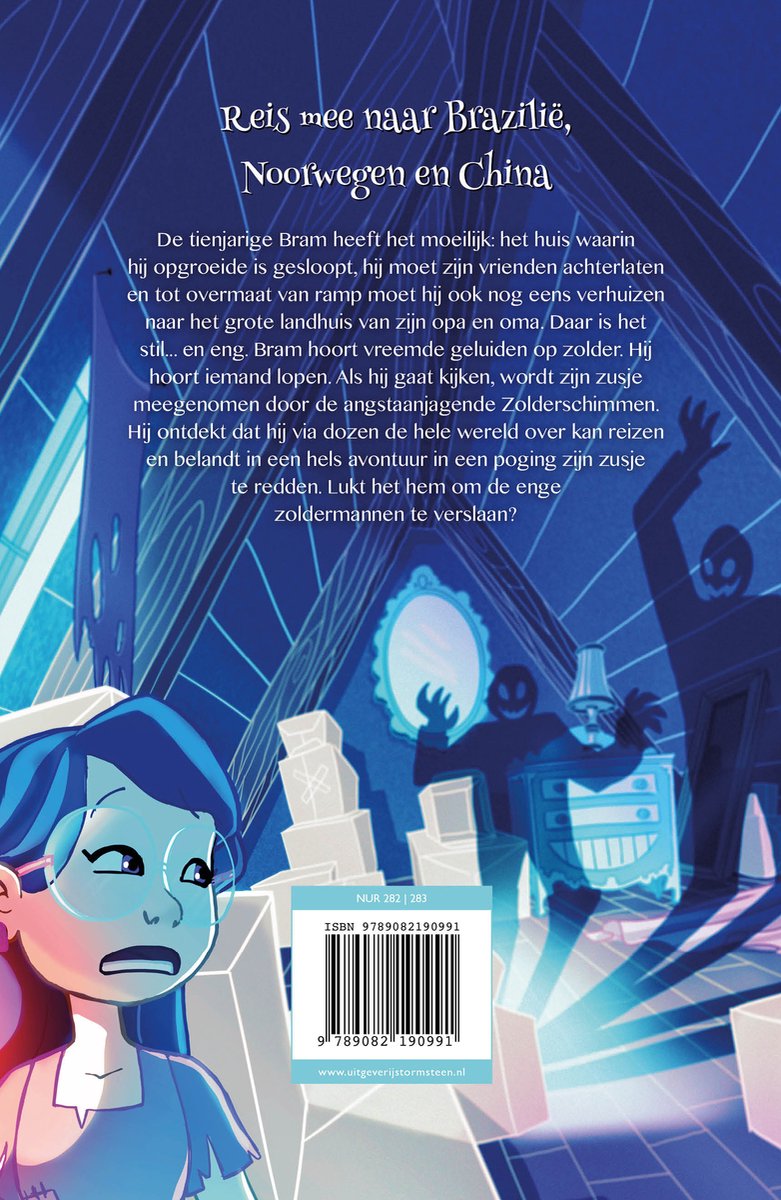 Bram en het Zoldermysterie - back cover