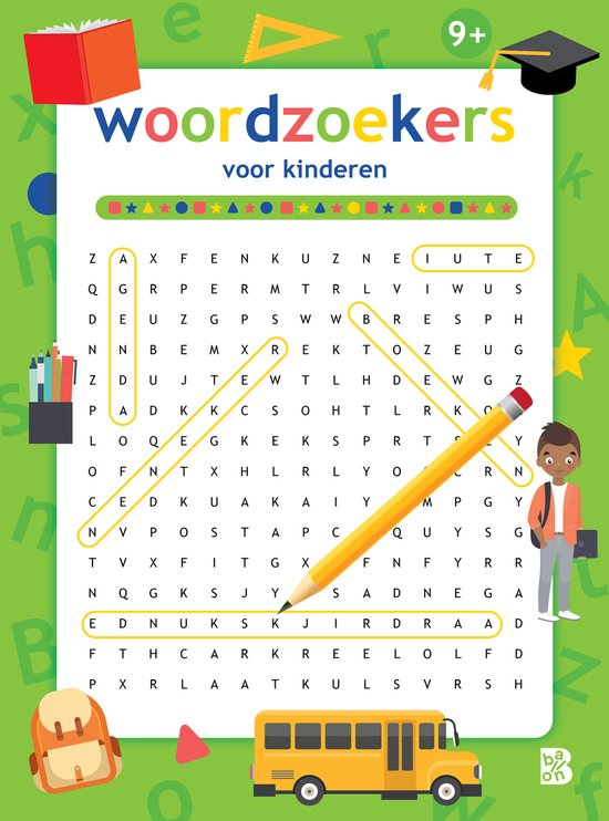 Puzzelboeken 1 - Woordzoekers 9+ - cover