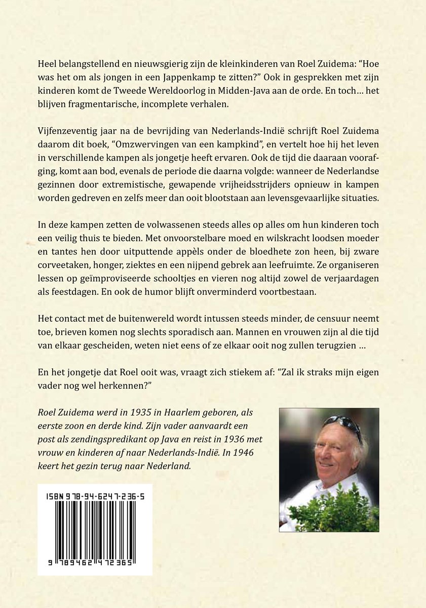 Omzwervingen van een kampkind - back cover