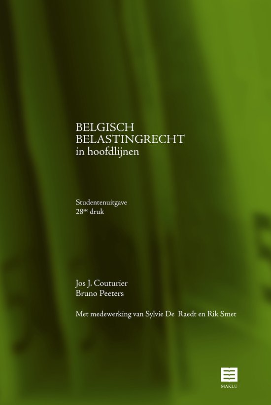 Belgisch belastingrecht in hoofdlijnen - cover