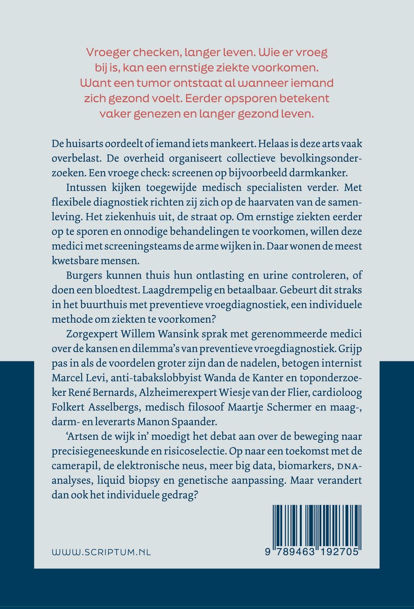 Artsen de wijk in - back cover