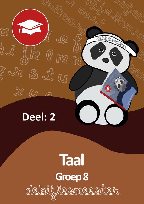 Oefenboeken De Bijlesmeester - Taal deel 2 groep 8 - cover