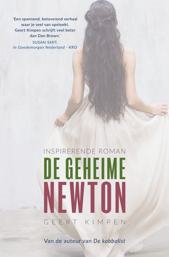 Boek "De geheime Newton" met de tekst: Inspirerende roman. Van de auteur van De kabbalist.
