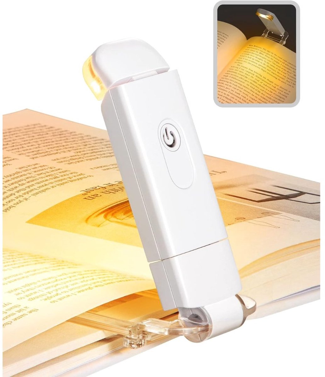 Leeslampje voor Boek - Loeplamp voor in Bed - Lamp met Klem