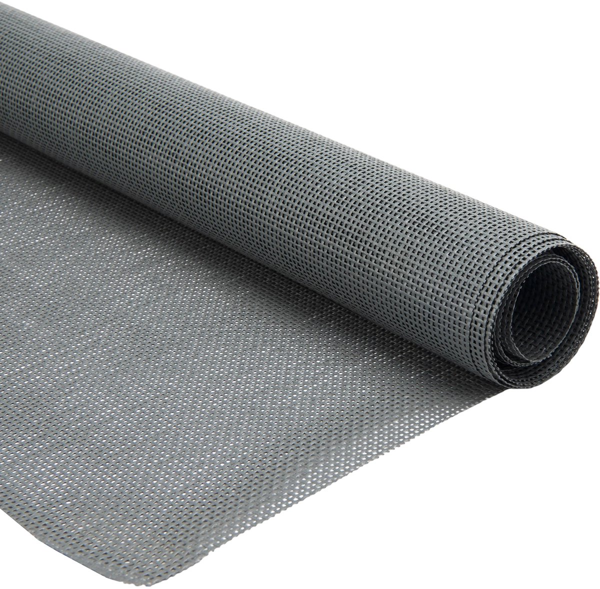 Pvc gaasdoek / meshdoek / gaasnet - 250gr Grijs - 85% windreductie - per meter