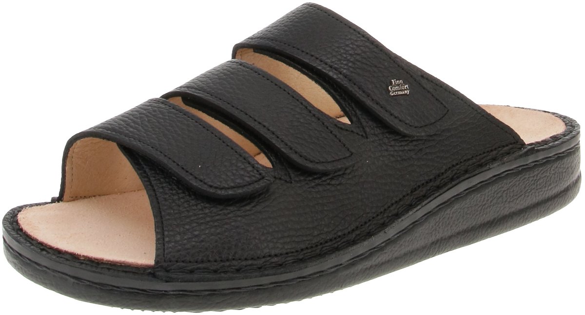 Finn Comfort 01508-055099 Corfu XL - Open herenschoenen - Zwart