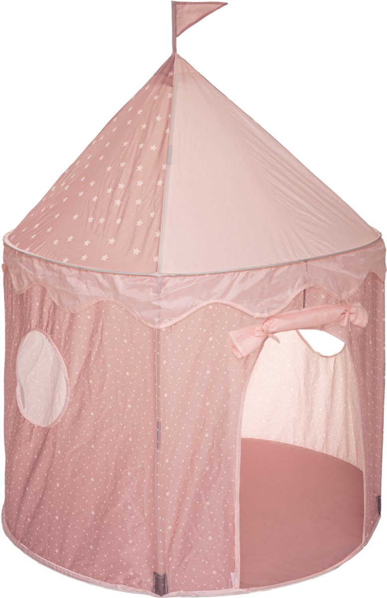 MISOU Pop Up Speeltent voor Kinderen - Kindertent Voor Meisjes - Geschikt voor Binnen & Buiten - 120x120x160cm - Speelhuisje Kind - LILY Roze — afbeelding 3