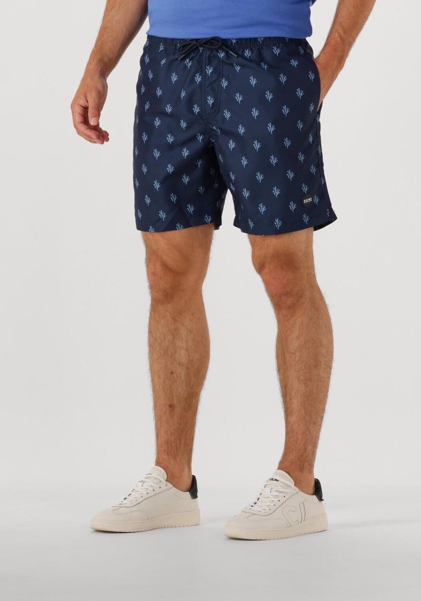 Men MIKE swim shorts 7 inch sketched coral