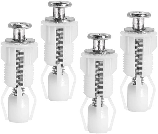 WCBevestiging Kit Universele Bouten Kits Voor Muur Hung Toilet, Oilet Deksel Schroeven RVS Top Scharnieren