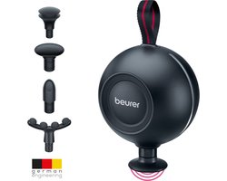 Beurer MG 101 SensorBoost Massage Gun – REVOLUTIONAIR ONTWERP – Ergonomisch rond - Druksensor - Stil en Compact – 5 Intensiteiten – 5 Opzetstukken – 3 Jaar Garantie