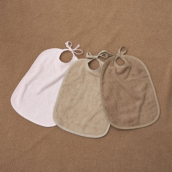 Meyco Baby Uni slab - 2-pack - badstof - sand van Merkloos — afbeelding 4