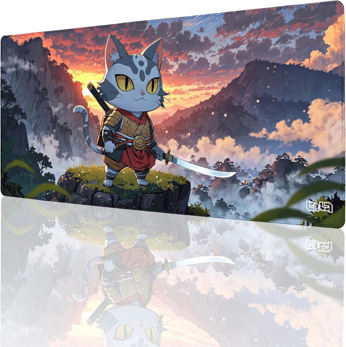 Grote Gaming Muismat XXL 90x40 cm | Antislip en Waterdicht | Comfortabele Bureau Onderlegger voor Spelers