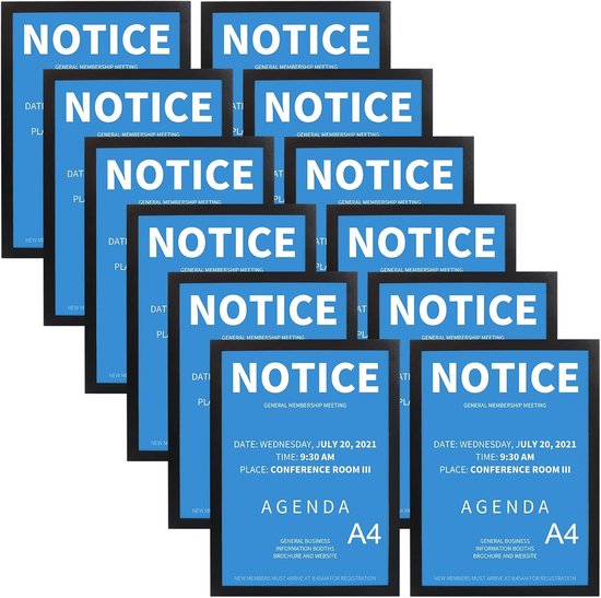 A4 Magnetische fotolijsten - 10 stuks frame vel document papierhouder A4 Magnetische fotolijsten - 10 stuks frame vel document papierhouder