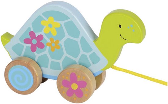 Goki Susibelle Houten Trekdier Schildpad