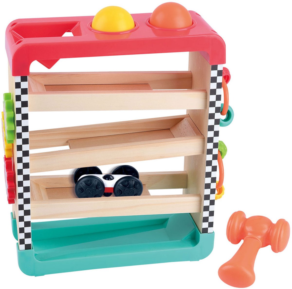 Play houten activiteiten speeltoren - educatief speelgoed voor kinderen.