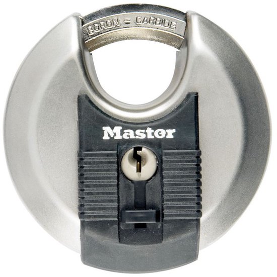 Masterlock M40D Excell - Verrou à disque - 7 cm - Gris