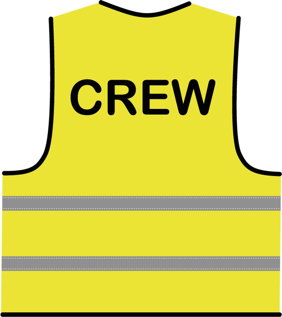 Crew hesje geel